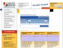 Tablet Screenshot of neues-berlin.de